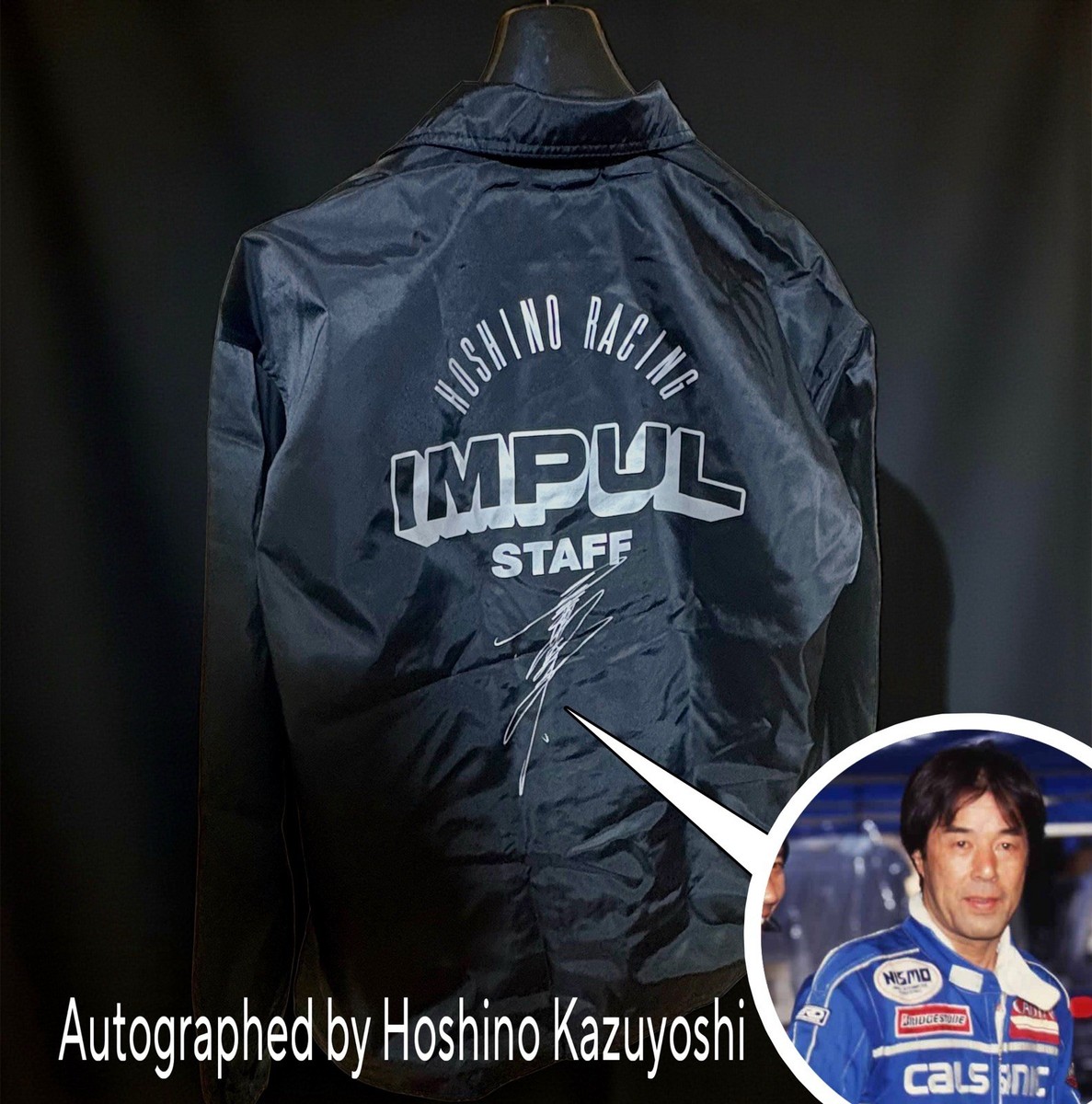 Autographed Vintage Original Hoshino Racing IMPUL Team Staff
