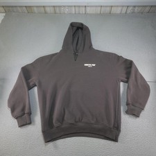White Fox Vol 3 Hoodie Womens M/L Gray Pullover Fleece Sweatshirt Graphic