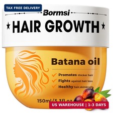 Batana Oil for Hair Growth, Birthday Gift for Women and Men, Promotes Hair Thick
