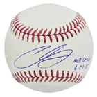 Chase Burns Cincinnati Reds Signed Baseball MLB Debut OMLB Fanatics COA