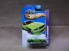 Hot Wheels 2013 229 Green 07 2007 Ford Mustang Hot Rod Street Outlaw Race