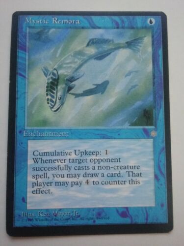 MTG Magic the Gathering English Mystic Remora 1995 Ice Age NM - Picture 1 of 10