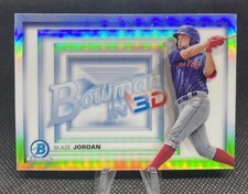Blaze Jordan 2022 Bowman CHROME Bowman In 3D Red Sox B3D-7