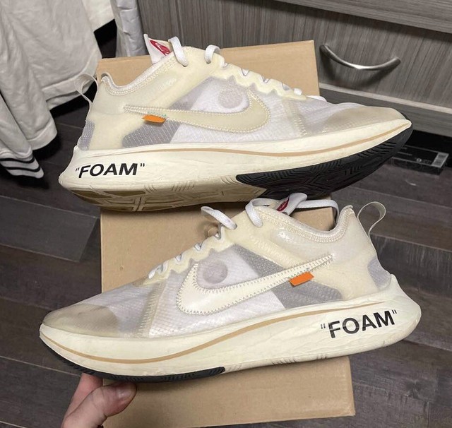 nike off white zoom fly sizing