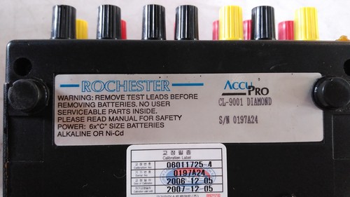 AccuPRO, Used / CL-9901, CL9001 DIAMOND / Calibrator T/C and RTD Rochester - Picture 7 of 7