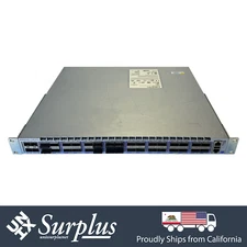 32 Port 100GbE QSFP28 Arista DCS-7160-32CQ Back to Front 2x PSU Switch w/ Ears