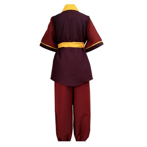 Anime Zuko Príncipe del Rey Disfraz Juegos con disfraces Hombres Chaleco Pantalones Conjunto Fiesta de Halloween - Imagen 3 de 5
