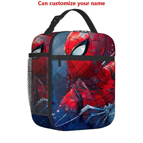 Marvel's Spider-Man Insulated Lunch Bag Food Picnic Box Sack Lunchbox Bag Gift - Picture 6 of 22