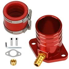 Red Intake Manifold Inlet Pipe Adapter Kit for Predator 420cc 459cc 301cc GX270