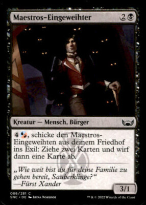 MTG Maestros-Eingeweihter #086 SNC Dt. Common (B3335)