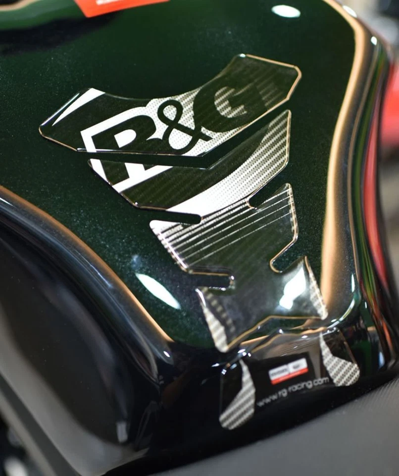 R&G Racing White BSB Series Tank Pad Protector For 2013-18 Aprilia Caponord 1200 - Image 3 of 4