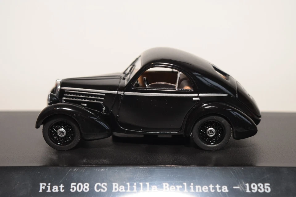 B20 1:43 STARLINE FIAT 508 CS BALILLA BERLINETTA 1935 NEGRO SIN USAR, EN CAJA - Imagen 3 de 4