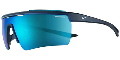 Nike Windshield Elite 20 Rectangular Half-Rim Wrap w/ Max Optics