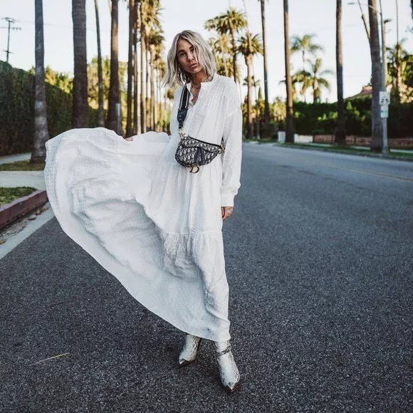 Anine bing white dress sales