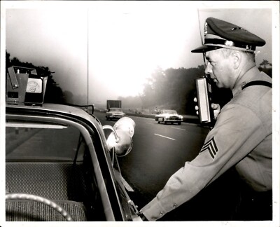 LG53 1961 Orig Myer Ostroff Photo STATE POLICE SGT