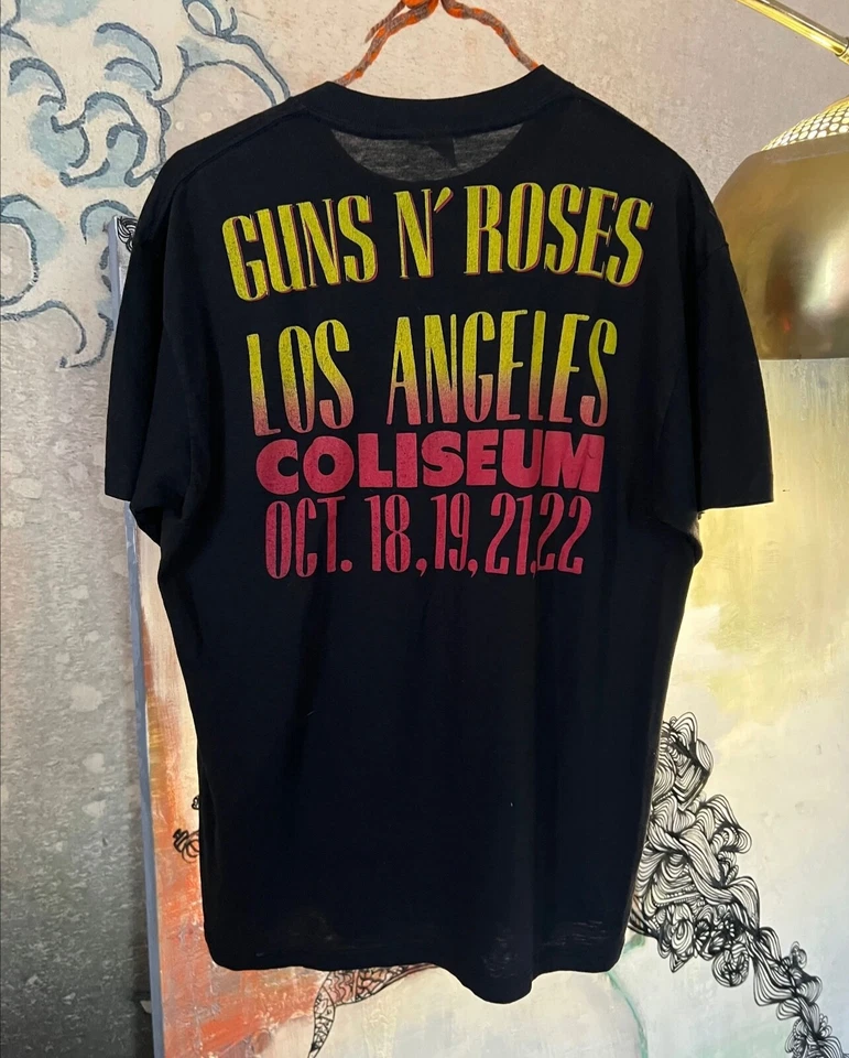 Vintage Guns N Roses Stoned in LA 1989 tour T-shirt - Image 2 of 2