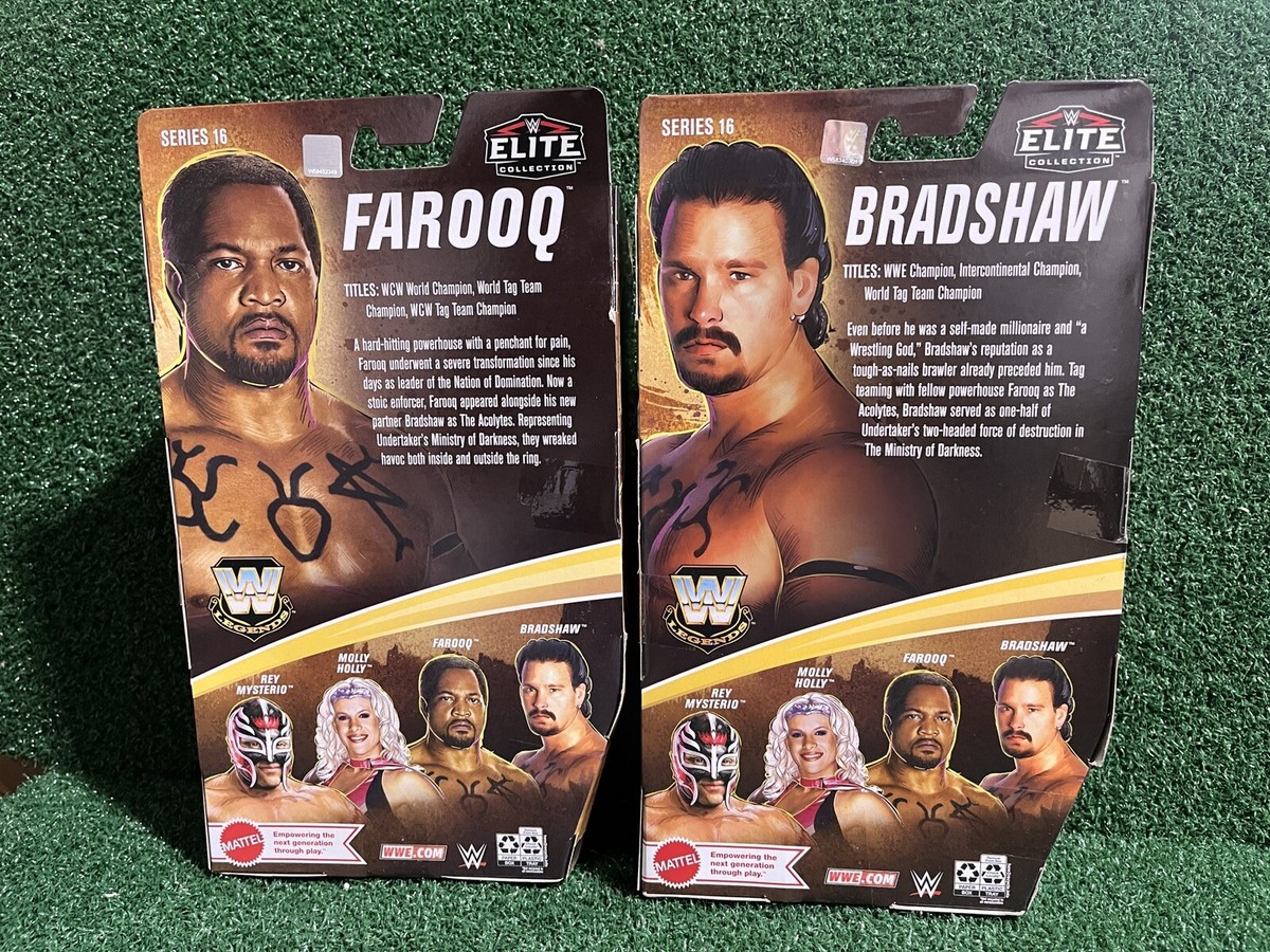 WWE Elite Legends Series 16 FAROOQ & BRADSHAW The Acolytes Set