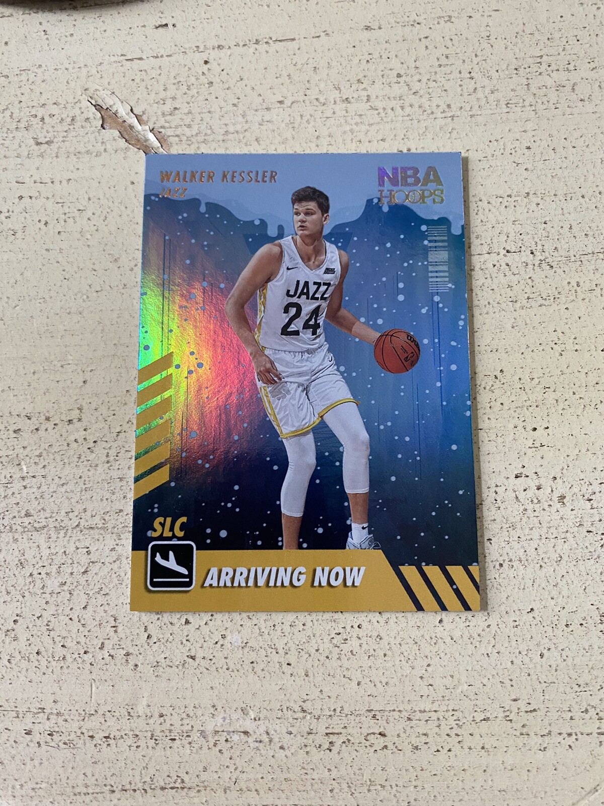 2022-23 NBA Hoops Walker Kessler RC #22 Rookie HOLO Arriving Now Utah Jazz