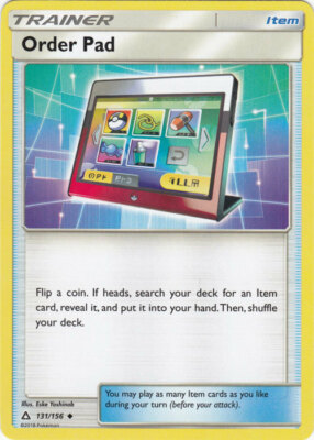 Order Pad - 131/156 - Uncommon x1 - NM-Mint - SM Ultra Prism