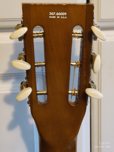 Vintage N-2 1960's Harmony USA Parlor Acoustic Guitar - Picture 8 of 16