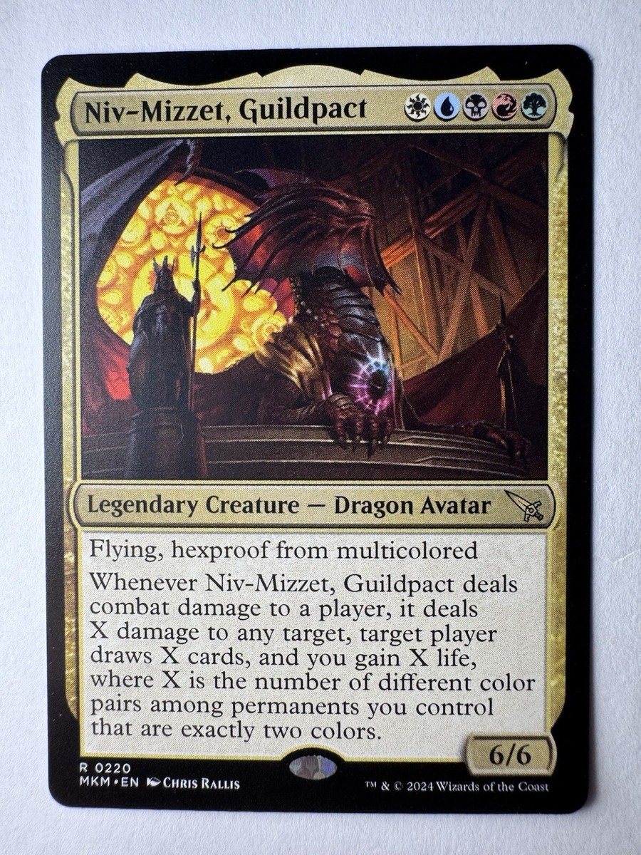 1x Niv-Mizzet, Guildpact NM-Mint, English Murders at Karlov Manor