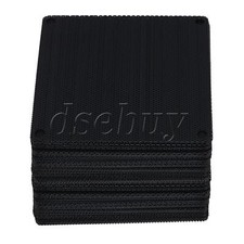 100pcs Black Computer Case Fan Dust Filter Fits Standard 80mm Fans