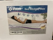 24*25*12" Memory Foam Bed Wedge Pillow w/ Washable Cover & Triangle Pillow.