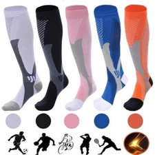 Men Women Compression Socks 20-30mmHg Pain Relief Calf Leg Foot Support Stocking