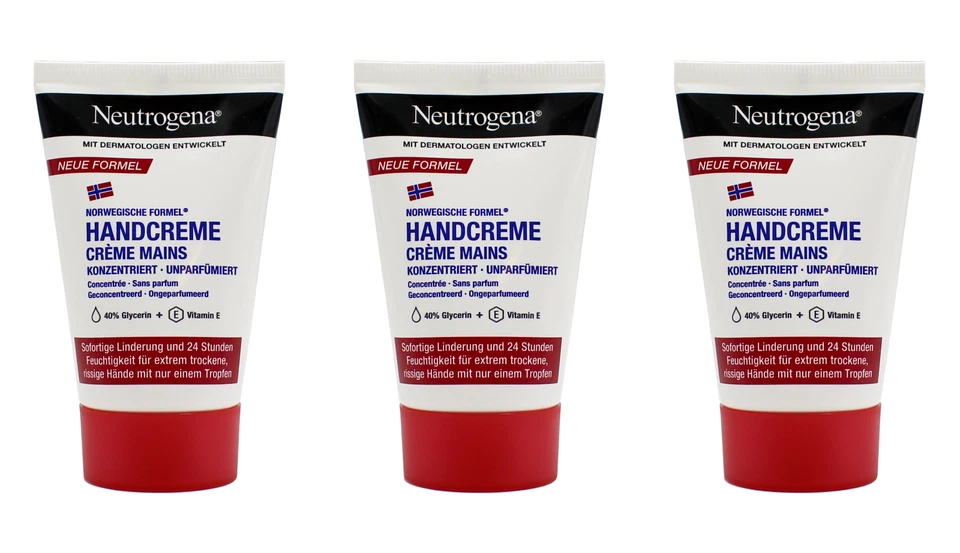 HANDSAN Neutrogena Handcreme Unparfümiert , 3x50ml EAN3574661685977