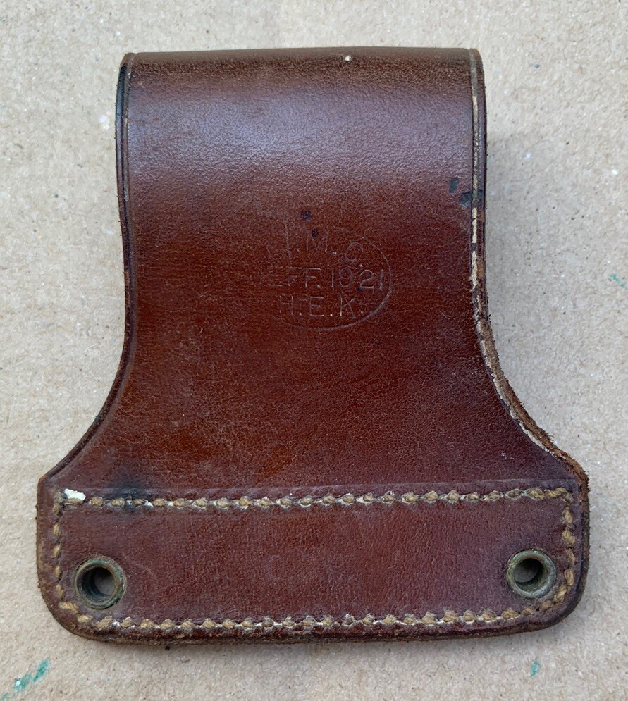 US Military Garrison Belt Pistol Holster Hanger 1921 Dated