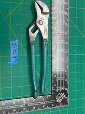 Vintage 10" Channellock No.420 Slip Joint Pliers Blue Grip Tool, Made In USA