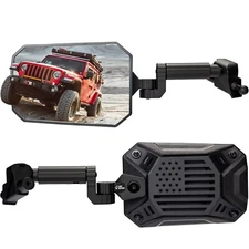 JOYTUTUS Mirrors (Doors Off) Fit Wrangler JL Gladiator JT 2018-2023, Black