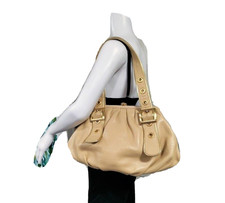 Maxx New York Tan Butter Large Leather Wallet Purse Top Snap
