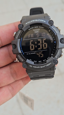 Casio AE-1500WH-1AV Digital Watch – 10-Year Battery, 100M Water