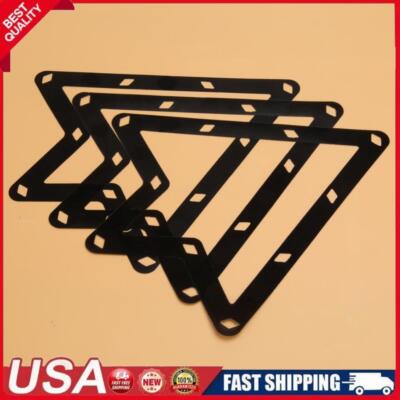 6pcs Billiard Table Magic Sticker Durable Triangle Pool Table Rack for Pool Hall