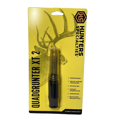 HS Hunter Specialties Deer Call ''QUADGRUTER XT 2'' #100199 Adjustable Buck Doe