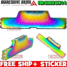 AGGRESSIVE ARMS RAINBOW SLIDE LOCK TAKE DOWN GEN 1 2 3 GL0CK 17 19 22 23 26 34