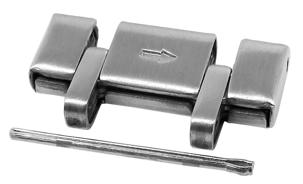 Tommy Hilfiger Herrenuhr Ersatzglied Edelstahl silberfarben TH