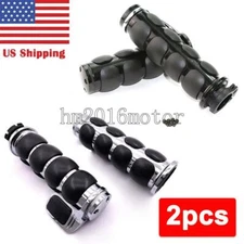 Motorcycle Hand End Grips 1" For Harley Sportster Dyna Softail VRod Chopper