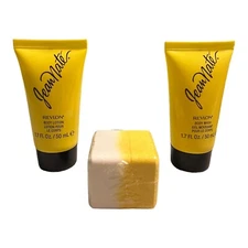 3 PACK JEAN NATE REVLON TRAVEL SIZE BODY WASH, SHOWER STEAMER & BODY LOTION