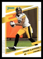 Chase Claypool 2021 Donruss #27 Pittsburgh Steelers Buy10get5FREE