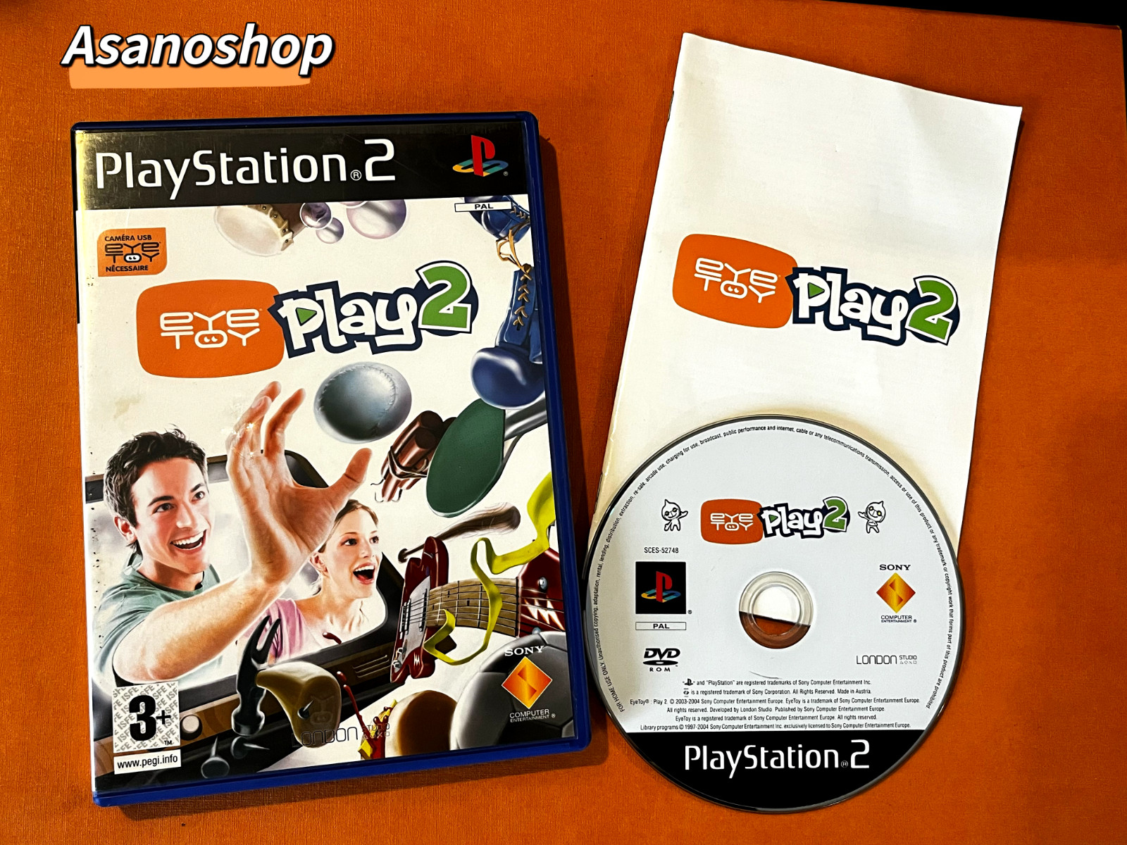 EyeToy Play 2  SONY PLAYSTATION 2  PS2