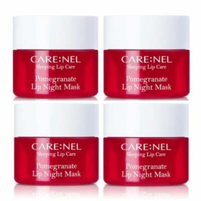 Carenel Pomegranate Lip Night Mask 5g*4Pcs - FREE SHIPPING