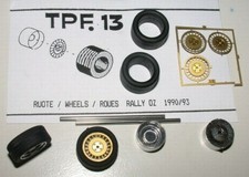 RUOTE 1/43 O.Z. RALLYE anni 1990-93 tipo LANCIA DELTA ecc   TRON TPF13