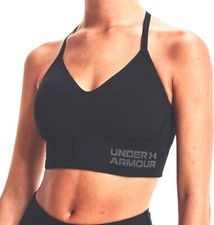 XL NWT Women's Under Armour Black Low Impact Seamless Sports Bra