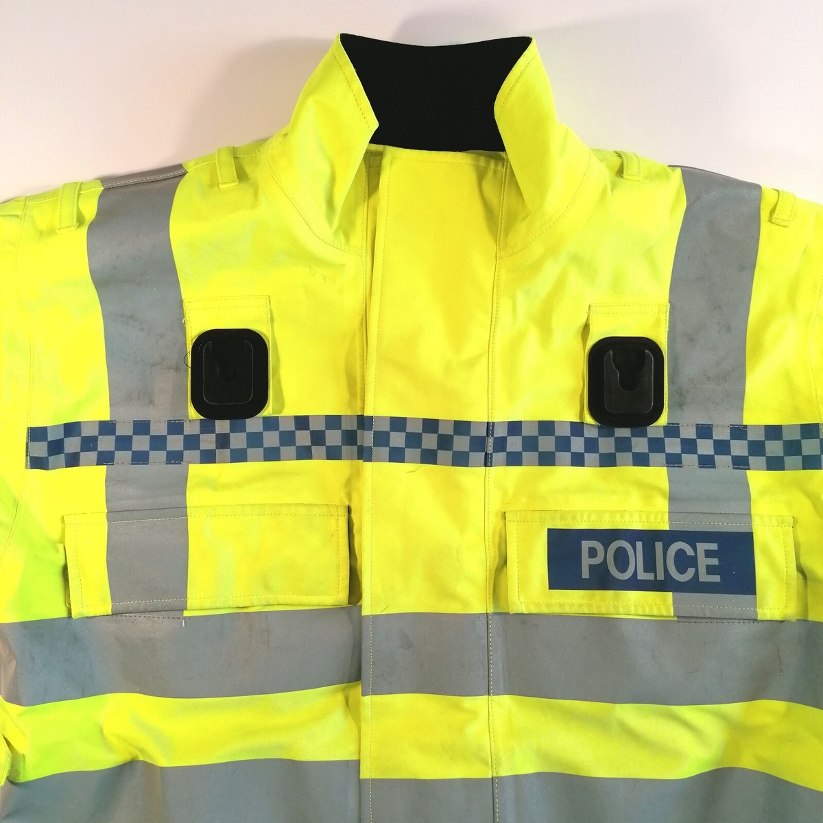 【USED】British Police Gore-tex coat USA British Police Hi-vis GORE-TEX® Rain Jacket, Used