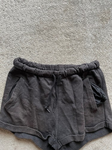 Victoria Secret Pink Color Medium Black Shorts Women Fleece Cotton Lounge