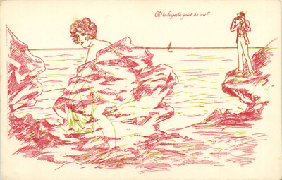 PC ARTIST SIGNED, OH LE SUPERBE POINT DE VUE, Vintage Postcard (b52556)