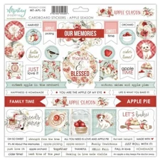 Mintay Stickers APPLE SEASON 12 x 12 Cardboard Sheet Scrapbook Journal Planner