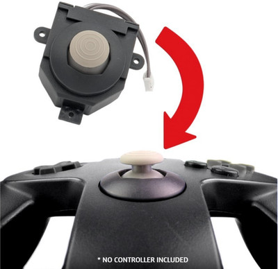 NEW GameCube Style Joystick Replacement FOR Nintendo 64 N64 Controller Part Gray
